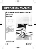 Preview for 1 page of Mitsubishi TEJ100A Operation Manual