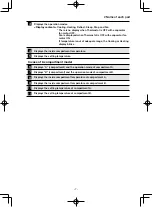 Preview for 13 page of Mitsubishi TEJ100A Operation Manual