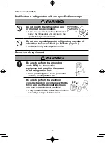 Preview for 24 page of Mitsubishi TEJ100A Operation Manual