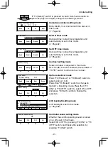 Preview for 33 page of Mitsubishi TEJ100A Operation Manual