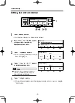 Preview for 38 page of Mitsubishi TEJ100A Operation Manual