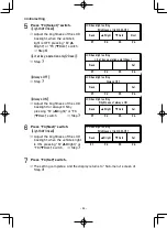 Preview for 40 page of Mitsubishi TEJ100A Operation Manual