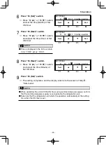 Preview for 49 page of Mitsubishi TEJ100A Operation Manual