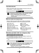 Preview for 63 page of Mitsubishi TEJ100A Operation Manual