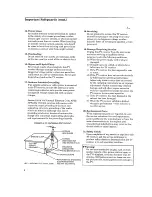 Preview for 6 page of Mitsubishi VS-45501 Owner'S Manual