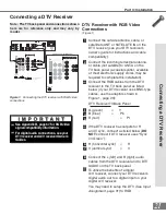 Предварительный просмотр 21 страницы Mitsubishi VS-50111, VS-60111, WT-42311, Owner'S Manual