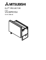 Предварительный просмотр 1 страницы Mitsubishi VS-50FD10U User Manual