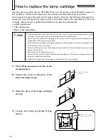 Предварительный просмотр 12 страницы Mitsubishi VS-50FD10U User Manual