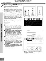 Preview for 20 page of Mitsubishi WD 6500 Owner'S Manual