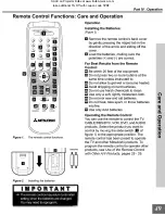 Preview for 49 page of Mitsubishi WD 6500 Owner'S Manual