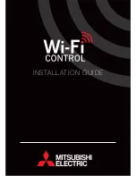 Mitsubishi Wi-Fi Control Installation Manual предпросмотр