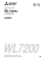 Mitsubishi WL7050U User Manual предпросмотр