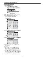 Предварительный просмотр 31 страницы Mitsubishi WL7050U User Manual