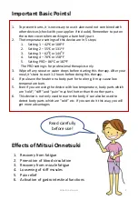 Preview for 2 page of MITSUI MI-02 User Manual