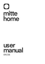 Mitte Mitte home MHDE01 User Manual preview