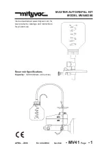 Mityvac MASTER MVA6836E Manual предпросмотр