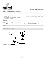 mitzi ASIME HL120201 Assembly And Mounting Instructions предпросмотр