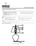 mitzi HL269201 DEMI Assembly And Mounting Instructions preview