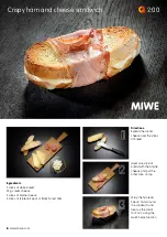 Preview for 3 page of Miwe gusto:snack Manual