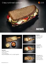 Preview for 4 page of Miwe gusto:snack Manual