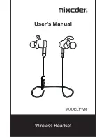 Mixcder Flyto User Manual preview