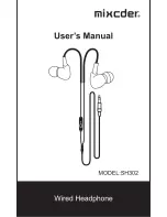 Preview for 1 page of Mixcder SH302 User Manual