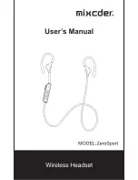 Preview for 1 page of Mixcder ZeroSport User Manual