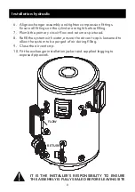 Preview for 8 page of Mixergy MDC0008-02 Installation And Commissioning Instructions