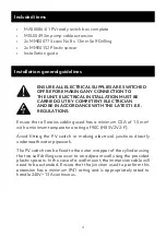 Предварительный просмотр 4 страницы Mixergy MDC0014-02 Installation And Commissioning Instructions