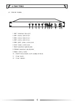 Preview for 6 page of MIXHITS AUDIO MRT-B120D Operation Manual