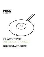 Mixx Audio ChargeSpot Quick Start Manual предпросмотр