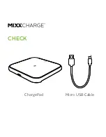 Preview for 2 page of MIXX CHARGE CHARGEPAD Quick Start Manual