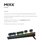 Preview for 2 page of Mixx RapidX Tap How-To Manual