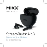 Preview for 15 page of Mixx StreamBuds Air 3 How-To Manual