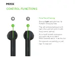 Предварительный просмотр 7 страницы Mixx StreamBuds Air How-To Manual