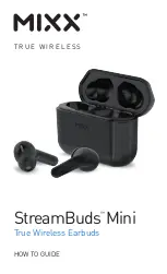 Mixx StreamBuds Mini How-To Manual preview