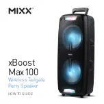 Preview for 1 page of Mixx xBoost Max 100 How-To Manual