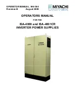 Miyachi Unitek ISA Series Operator'S Manual preview