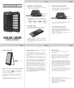 Предварительный просмотр 2 страницы Mizco International SOLAR LED10 User Manual