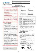 Предварительный просмотр 1 страницы Mizuho Evans DT Series Instructions For Use