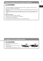 Предварительный просмотр 11 страницы Mizuho MOS-1302B Operator'S Manual