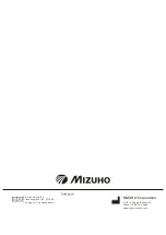 Предварительный просмотр 86 страницы Mizuho MOS-1302B Operator'S Manual