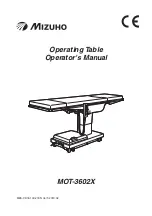 Предварительный просмотр 1 страницы Mizuho MOT-3602X Operator'S Manual