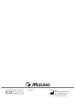 Предварительный просмотр 43 страницы Mizuho MOT-3602X Operator'S Manual