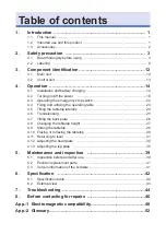 Preview for 2 page of Mizuho MOT-5602BW Operator'S Manual