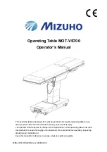 Предварительный просмотр 1 страницы Mizuho MOT-VS700 Series Operator'S Manual