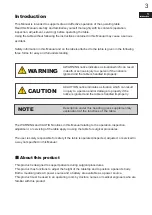 Preview for 7 page of Mizuho VACB-3006B Operator'S Manual