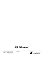 Preview for 62 page of Mizuho VACB-3006B Operator'S Manual