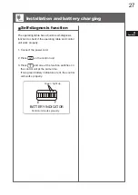 Preview for 31 page of Mizuno MOT-VS600 Operator'S Manual