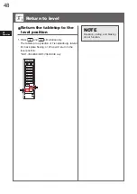 Preview for 52 page of Mizuno MOT-VS600 Operator'S Manual